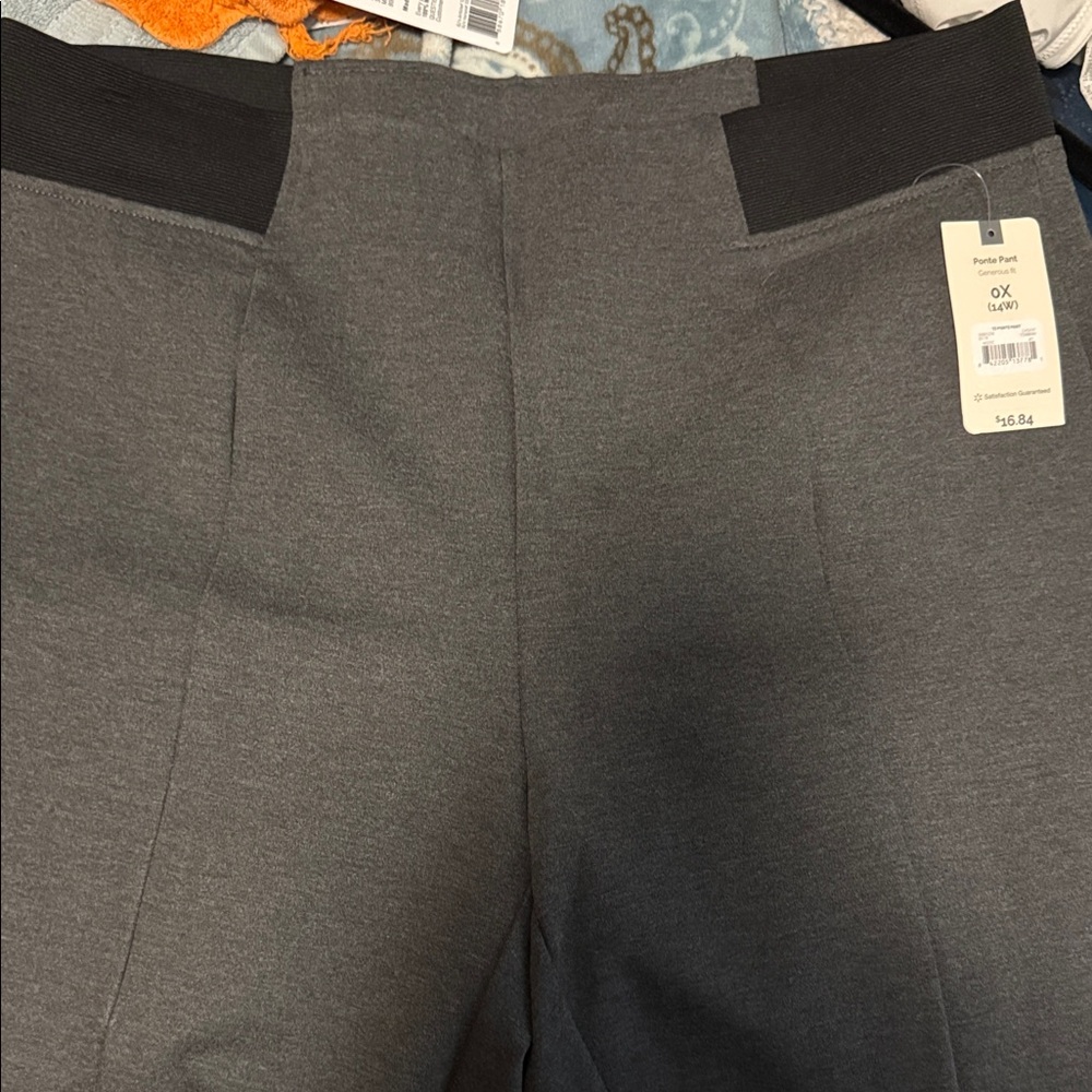 Terra & Sky Dark Gray Skinny Pants